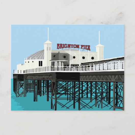 Palace Pier Brighton Briefkaart (Voorkant)