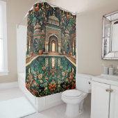 " Palace Pool Reflection" Douchegordijn (In situ)