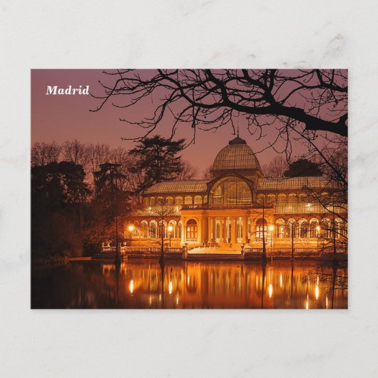 "Palacio de Cristal" Briefkaart (Voorkant)