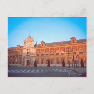 Palacio de Telmo in Sevilla, Spanje zetel van Briefkaart
