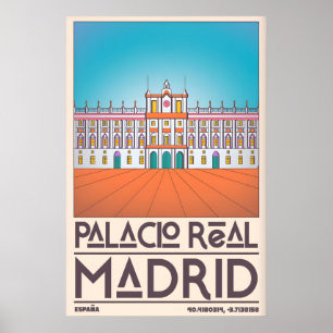Palacio Real Madrid Muurkunst - Schone Lijnen, Kra Poster