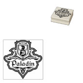 Paladijn  	rubberstempel (Gestempeld)