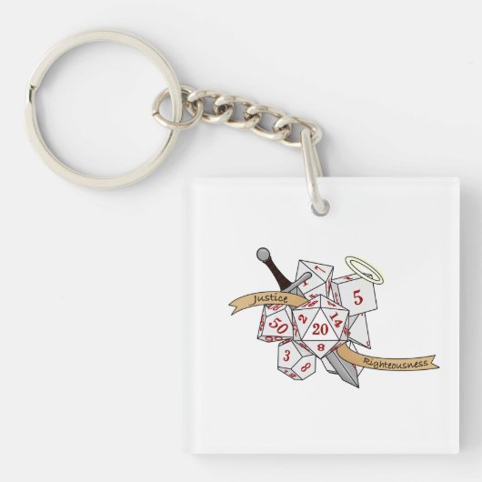 Paladin Dice Design Sleutelhanger (voorkant)