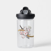 Paladin Dice Design Waterfles (Voorkant)