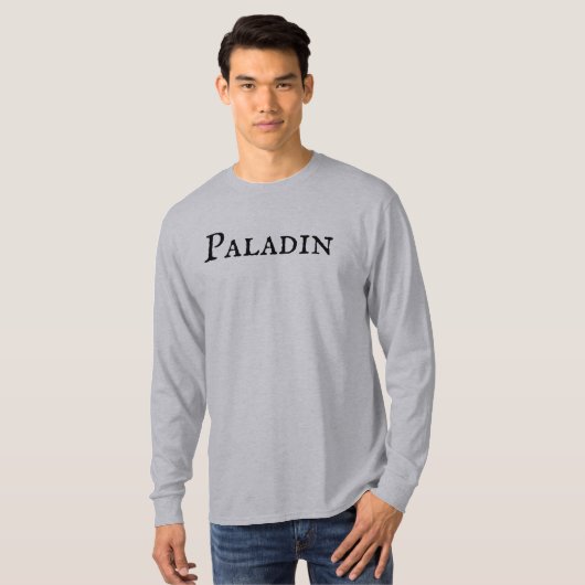 "Paladin"-Mannen T-Shirt (Voorkant volledig)