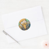 Paladin nain - Sticker (Enveloppe)