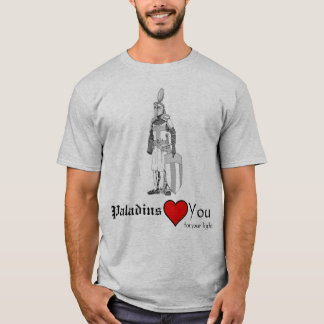 Paladins houden van je voor je licht t-shirt