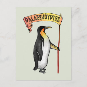 Palaeudyptes Uitgestorven Pinguïn Briefkaart