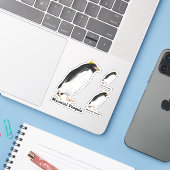 Palaeudyptes Uitgestorven Pinguïn Sticker (Laptop met iPhone)