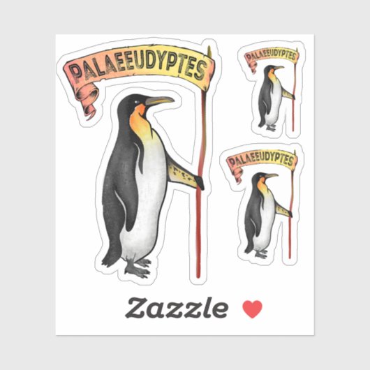 Palaeudyptes Uitgestorven Pinguïn Sticker (Vel)