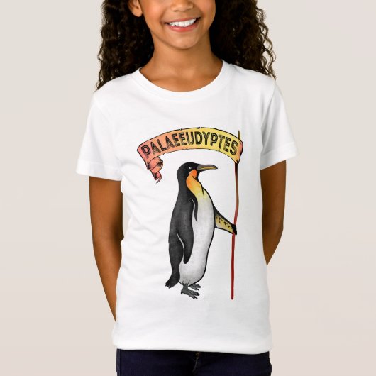 Palaeudyptes Uitgestorven Pinguïn T-shirt (Voorkant)