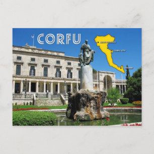 Palaia Anaktora, Corfu, Griekenland Briefkaart