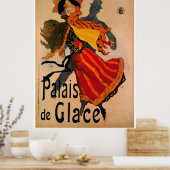 Palais de Glace, 1896 Art Nouveau Advertisement Poster (Keuken)