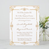 Palais de la Reine Faire-part de mariage 6,25 po x (Debout devant)