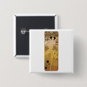 Palais de le Danse Vierkante Button 5,1 Cm (Voorkant /achterkant)