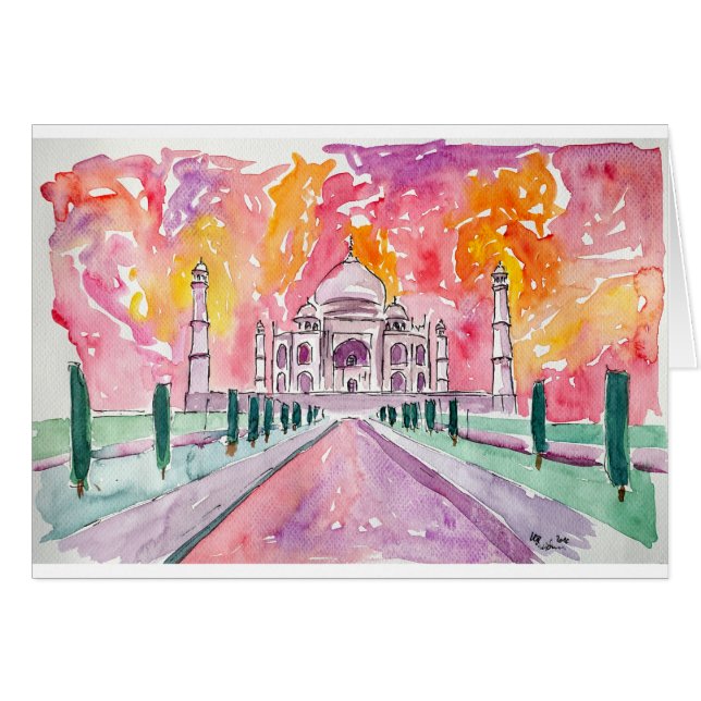 Palais de l'Inde au coucher du soleil (Devant horizontal)