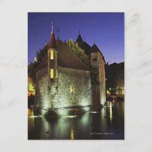 Palais de l'Isle museum in Annecy, Frankrijk 2 Briefkaart