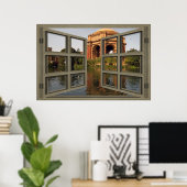 Palais Des Beaux-Arts À L'Aide D'Une Affiche Ouver (Bureau à domicile)