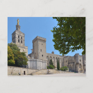 Palais des Papes at Avignon in Frankrijk Briefkaart