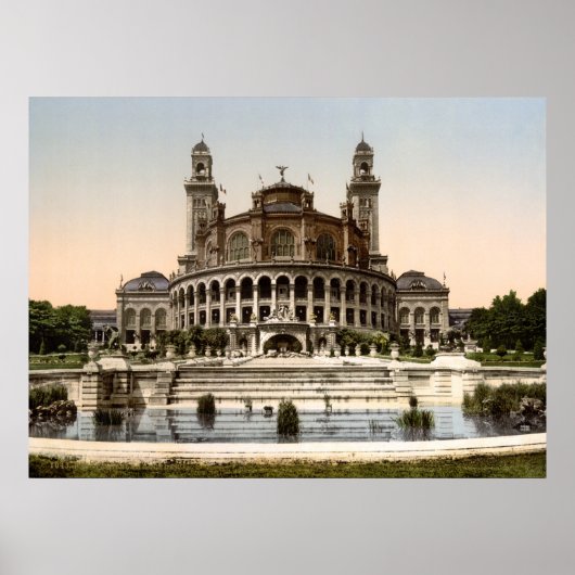 Palais du Trocadéro - Weltausstellung Paris Poster (Voorkant)