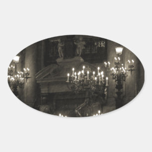 Palais Garnier Paris Frankrijk Ovale Sticker