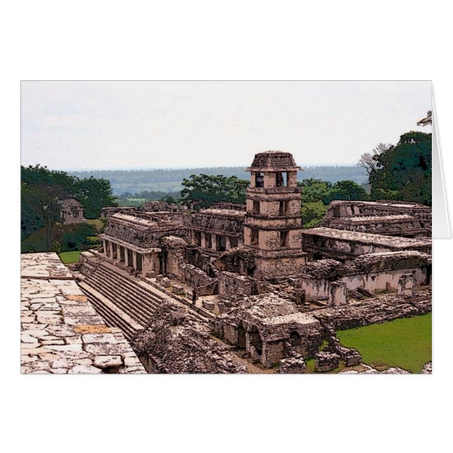 Palais Maya, Palenque (Devant horizontal)