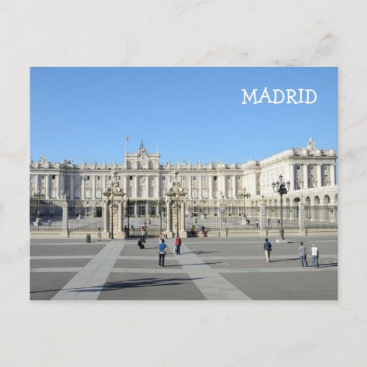 Palais Royal, Madrid Carte postale (Devant)