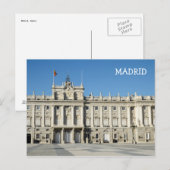 Palais Royal, Madrid Carte postale (Devant / Derrière)