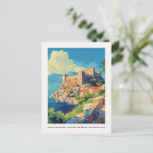 Palamidi Forteresse Nafplio Grèce Carte postale Vo (Debout devant)