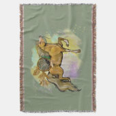 Palamino Drocatcher Horse Deken (Voorkant Verticaal)