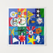 Palaos États Palaos Tapisserie Palaos (Devant (Horizontal))