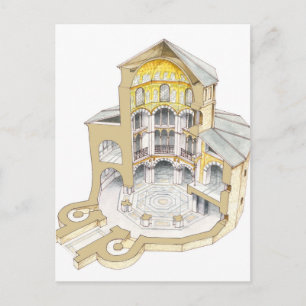 Palatine Chapel. Aken. Duitsland Briefkaart