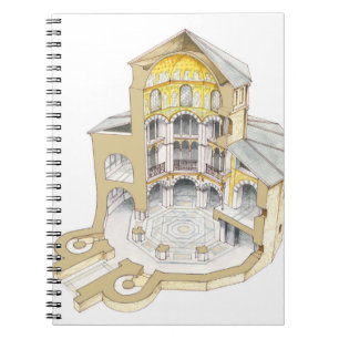 Palatine Chapel. Aken. Duitsland Notitieboek