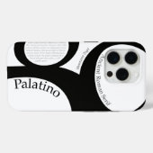 Palatino Typography Demo Case-Mate iPhone Case (Achterkant (horizontaal))