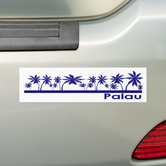 Palau Bumpersticker (Op auto)