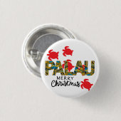 Palau Christmas-Button Ronde Button 3,2 Cm (Voorkant /achterkant)