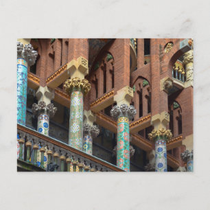 Palau de la Musica Architectuur Briefkaart