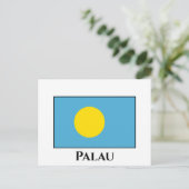 Palau Flag Briefkaart (Staand voorkant)