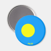 Palau Flag Charming Patriotic Magneet (Voorkant / Achterkant)