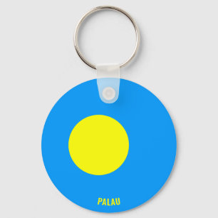 Palau Flag Charming Patriotic Sleutelhanger