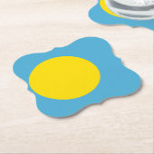 Palau Flag Kartonnen Onderzetters (Gekanteld)