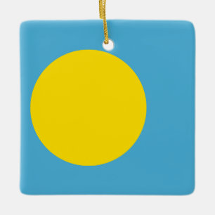 Palau Flag Keramisch Ornament