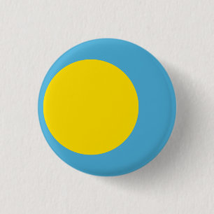Palau Flag Ronde Button 3,2 Cm