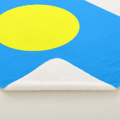 Palau Flag Sherpa Deken (3/4)