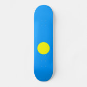 Palau Flag Skateboard (Voorkant)