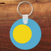 Palau Flag Sleutelhanger (Voorkant)