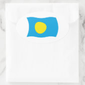 Palau Flag Sticker (Tas)