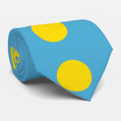 Palau Flag Stropdas (Opgerold)