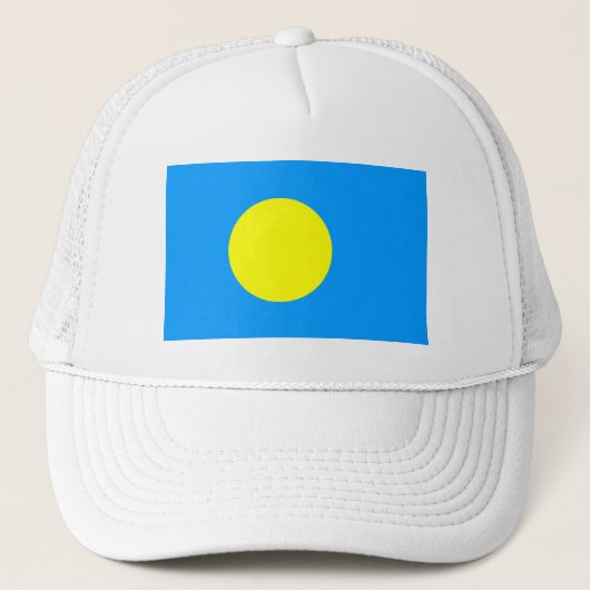 Palau Flag Trucker Pet (Voorkant)