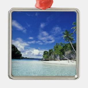 Palau, Rock Islands, Honeymoon Island, World Metalen Ornament